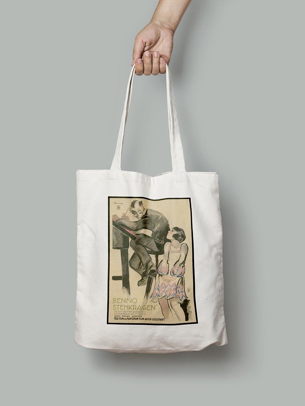 Эко-сумка Benno Stehkragen 1927. Режиссёр Труде Сантен художник Йозеф Феннекер шопер (Afisha1906007_Bag)