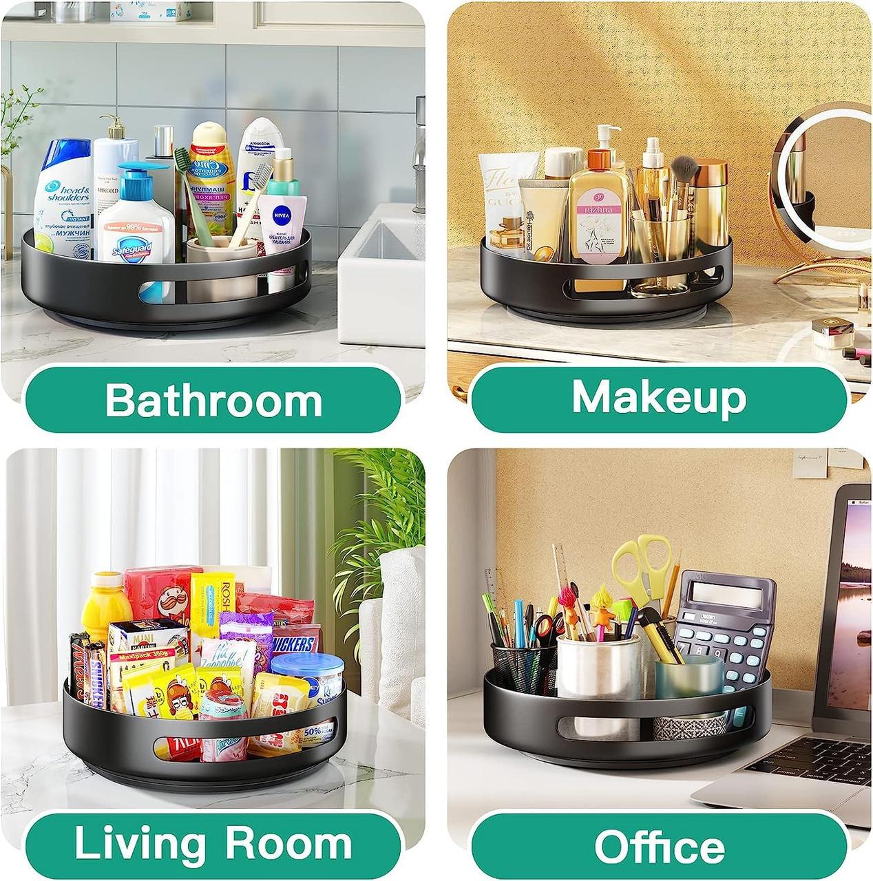 Органайзер для специй металлический поворотный 360° 25 см Черный (2417012013) - фото 8 Органайзер для специй металлический поворотный 360° 25 см Черный (2417012013) - фото 8