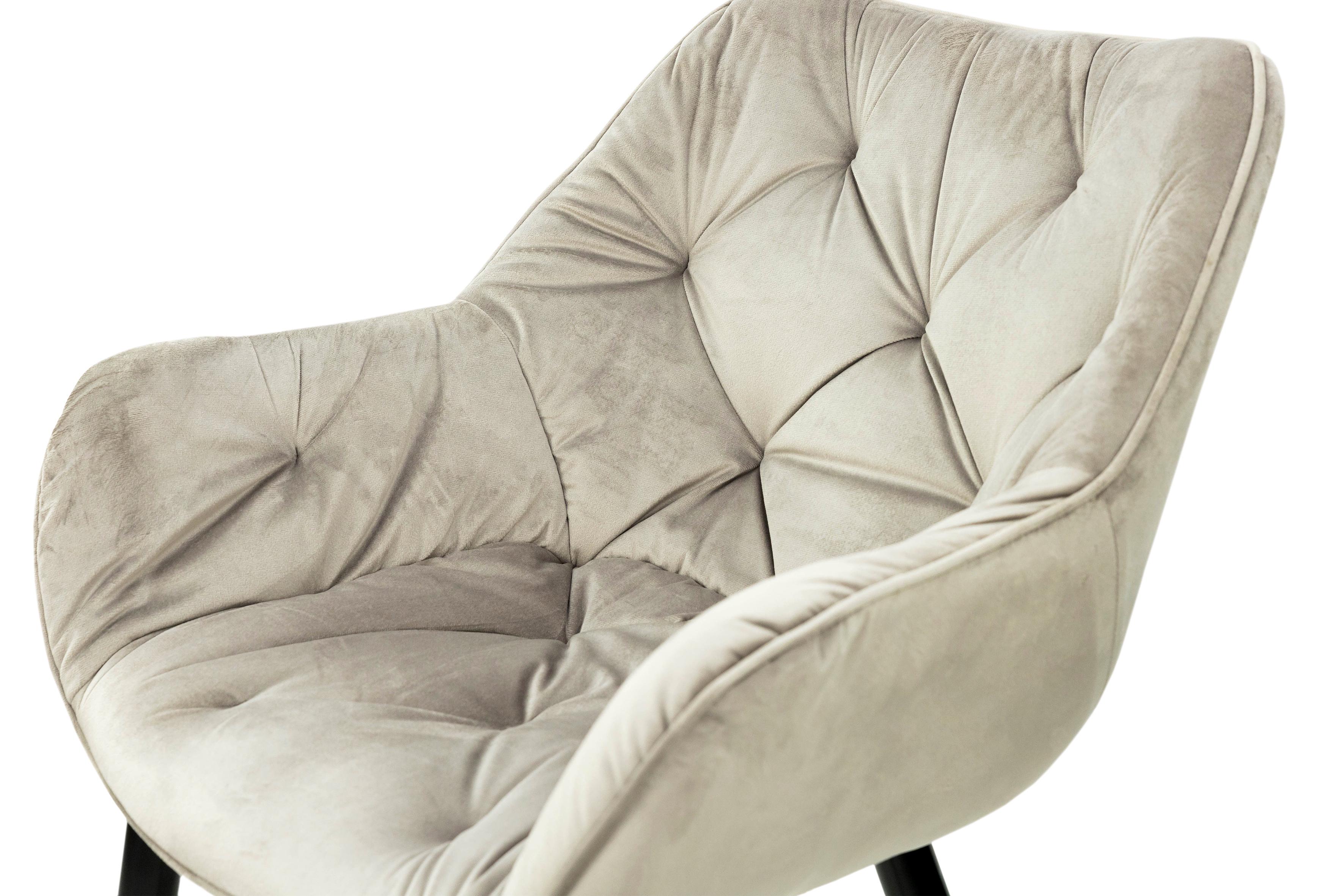 Стілець для кухні та вітальні ГРЕЙС Парадіз 580х870х570 мм Чорний/Пісочний (GAА0055038) - фото 8 Стілець для кухні та вітальні ГРЕЙС Парадіз 580х870х570 мм Чорний/Пісочний (GAА0055038) - фото 8