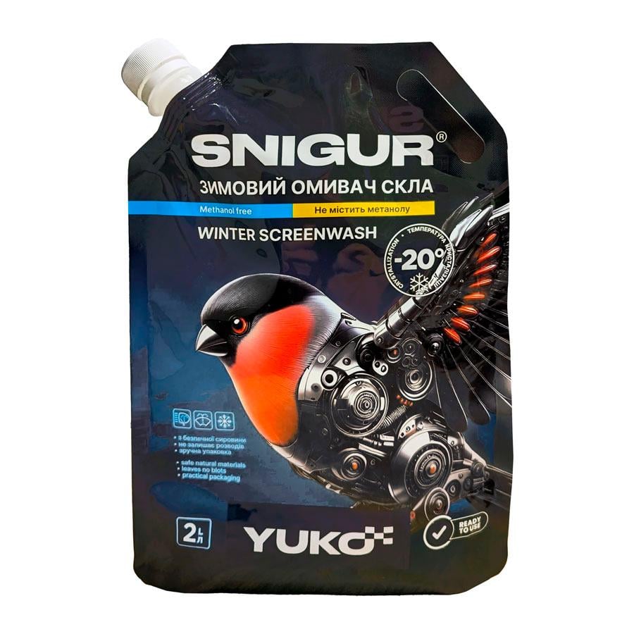 Омыватель стекла зимний YUKO SNIGUR -20°C 2 л (194213) Омыватель стекла зимний YUKO SNIGUR -20°C 2 л (194213)