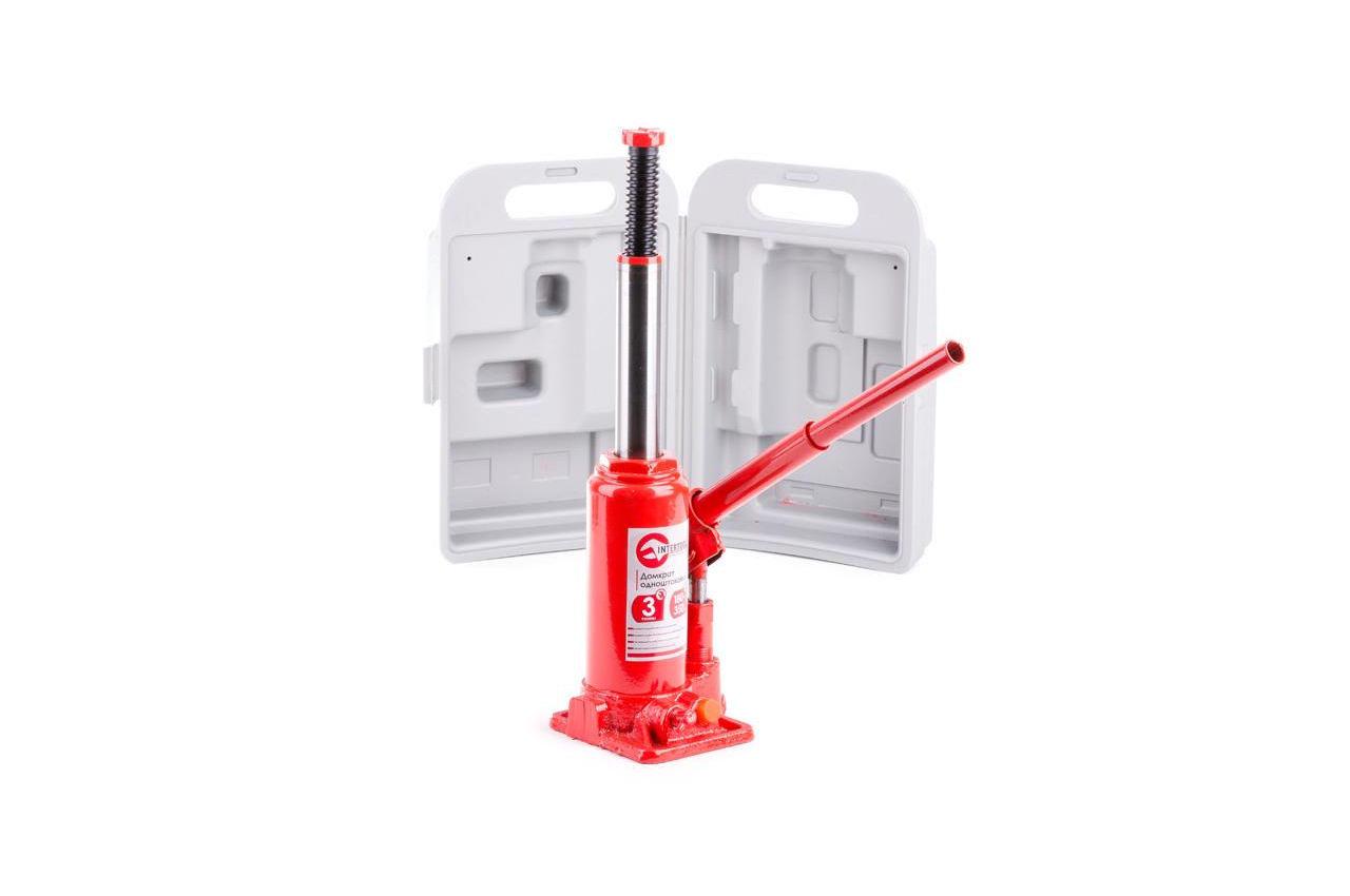 Домкрат гідравлічний Intertool GT0052 одноштоковий 3 т х 350 мм в кейсі (17714019) - фото 5