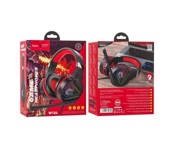 Наушники игровые Hoco W104 Red - фото 2
