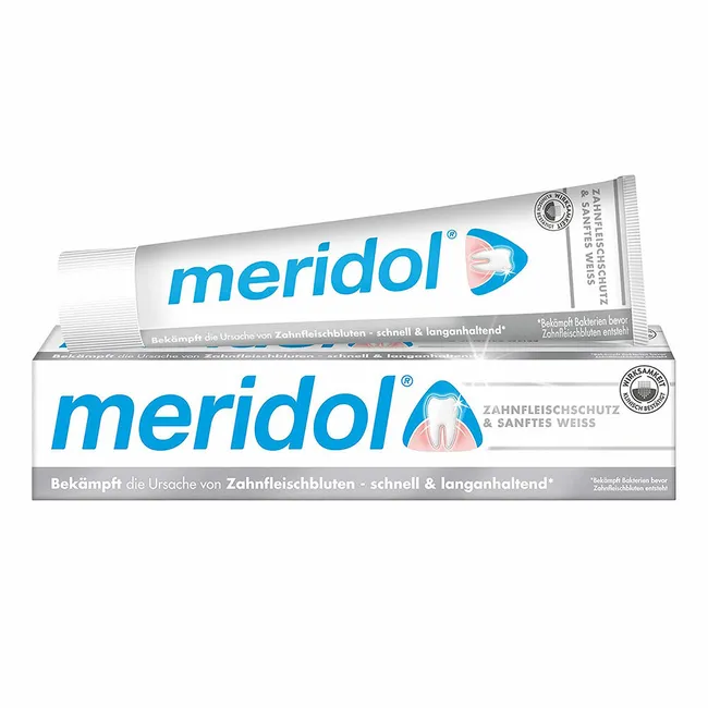 Зубная паста Meridol Sanftes weiss 75 мл (2412)