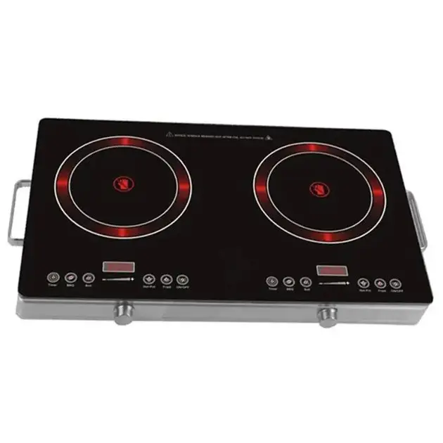 Плита інфрачервона Настільна електрична ZepLine ZP-062 2 конфорки 4400 Вт сенсорне управління (ML-04760)