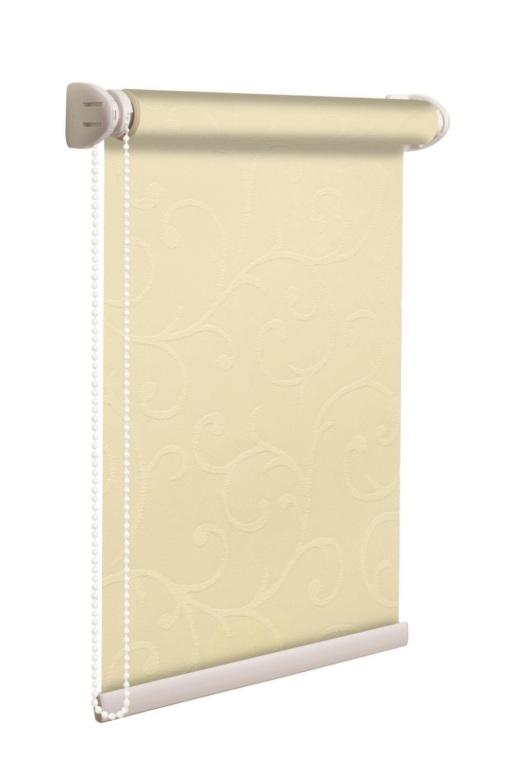 Рулонная штора NewTex Акант LUX 162х165 см Молочный (2236)