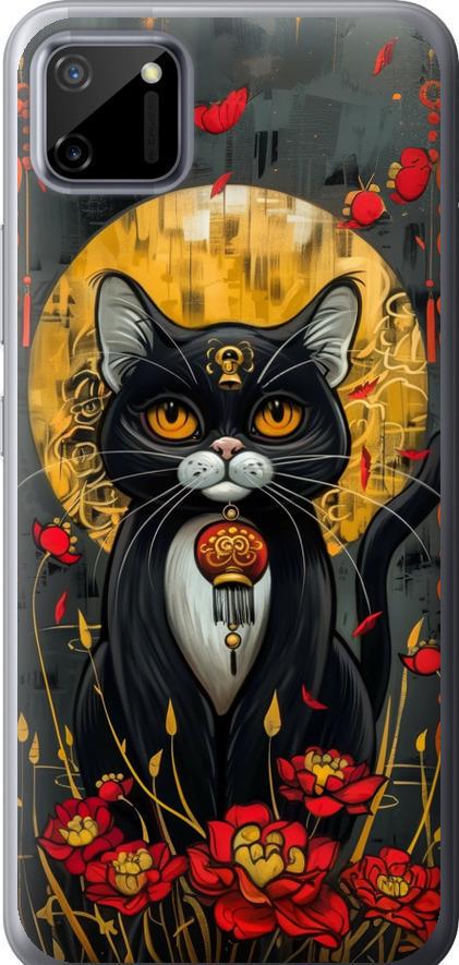 Чехол на Realme C11 2020 China Cat (6134t-2031-42517)