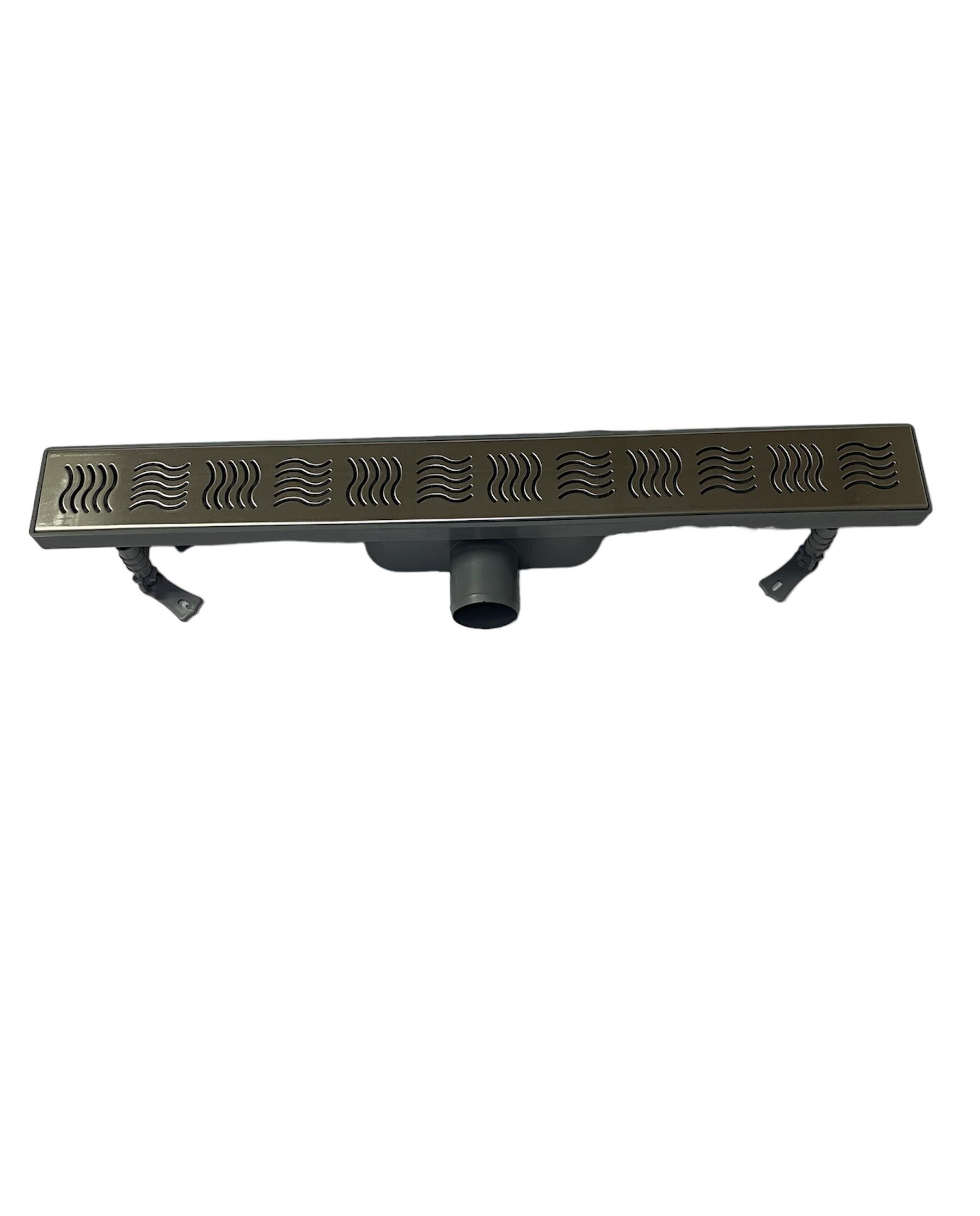 Трап линейный MAXIFLOW Сlassik Line с решеткой волна 60 см (4012.0Y050K.060) - фото 2 Трап линейный MAXIFLOW Сlassik Line с решеткой волна 60 см (4012.0Y050K.060) - фото 2