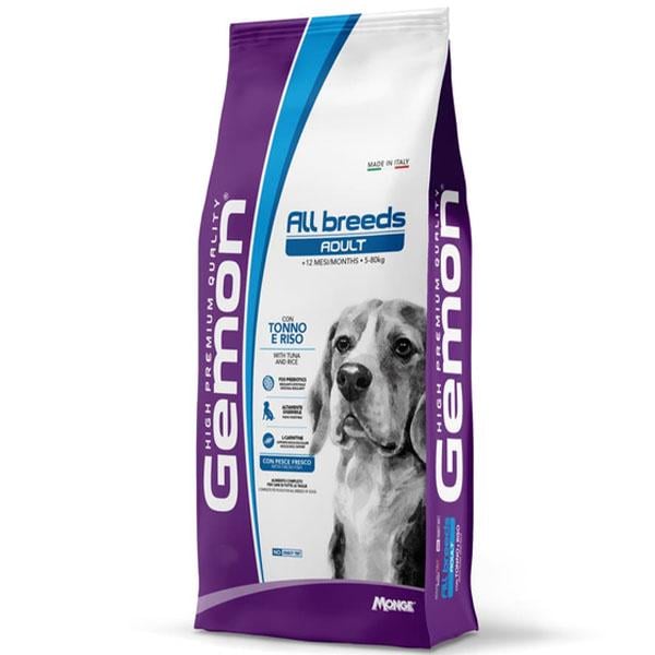 Корм для собак сухой GEMON Dog тунец с рисом 20 кг (000025766)