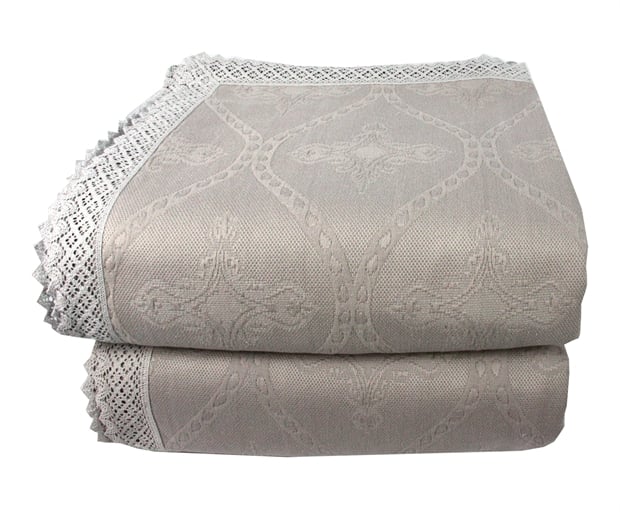Покрывало жаккардовое LIGHTHOUSE Ch.Elysees 240х60 см Серый