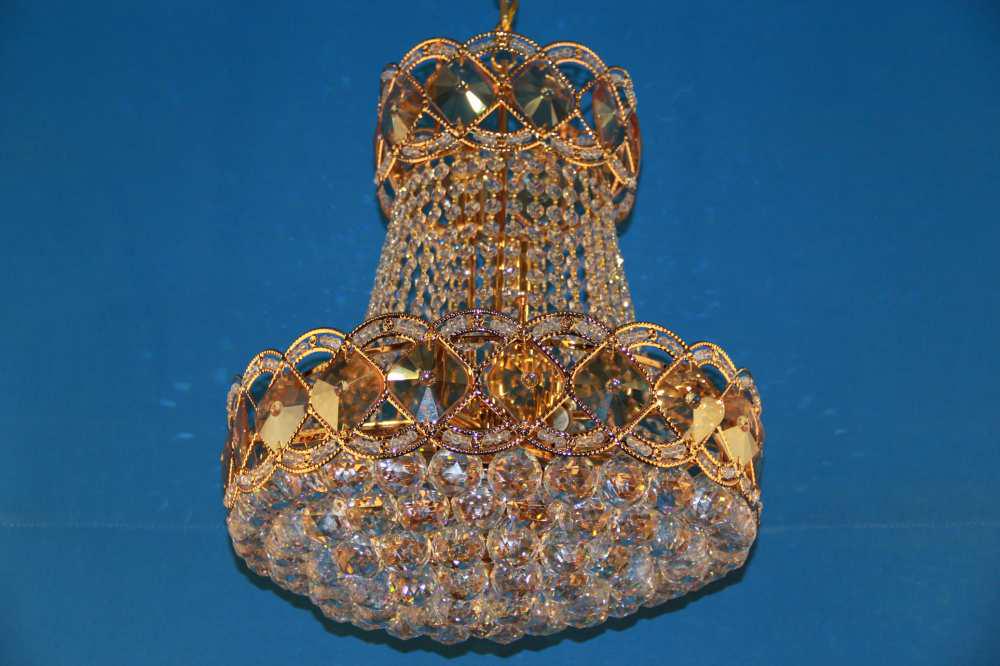 Хрустальная люстра L6252/380/8 Золото/Белый (AN000365)