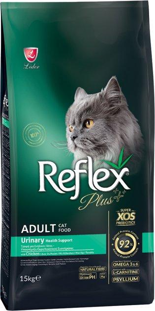 Корм сухой полноценный и сбалансированный для котов Уринари Reflex Plus с курицей 15 кг (11237445) Корм сухой полноценный и сбалансированный для котов Уринари Reflex Plus с курицей 15 кг (11237445)