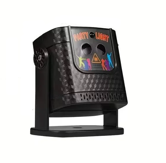 Лазерна установка Party Light з пультом управління двоколірна музична живлення через USB (3309940)