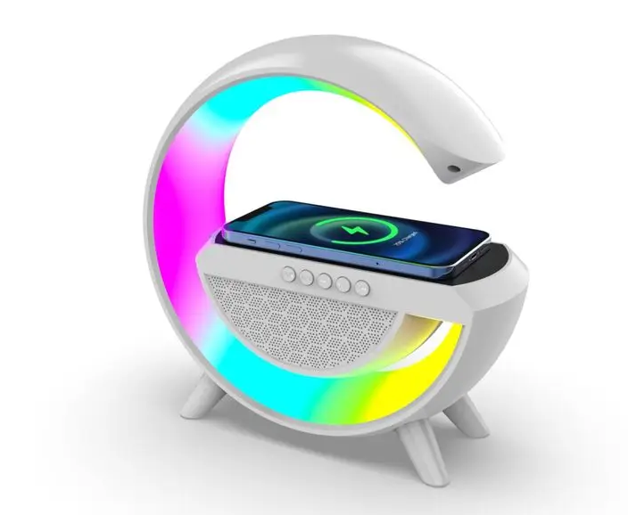 Ночник с беспроводной зарядкой и колонкой Bluetooth (BT 2301)