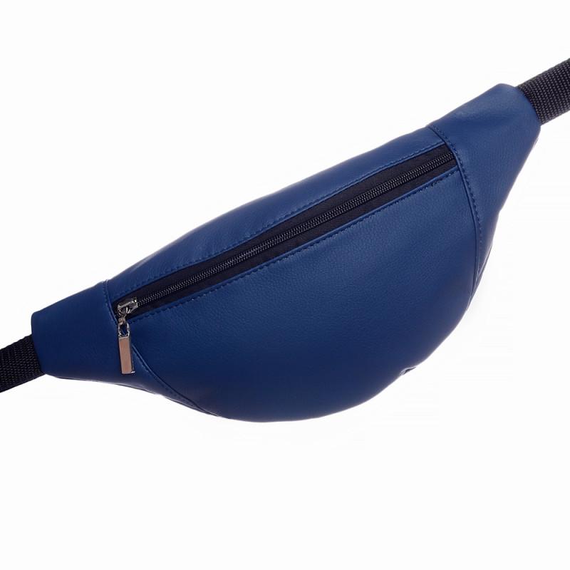 Сумка на пояс бананка Hoso MSH 33x14x5 см Синий