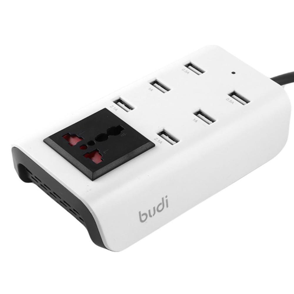 Зарядное устройство Budi home charger 6USB 1,8 м (M8J302E)