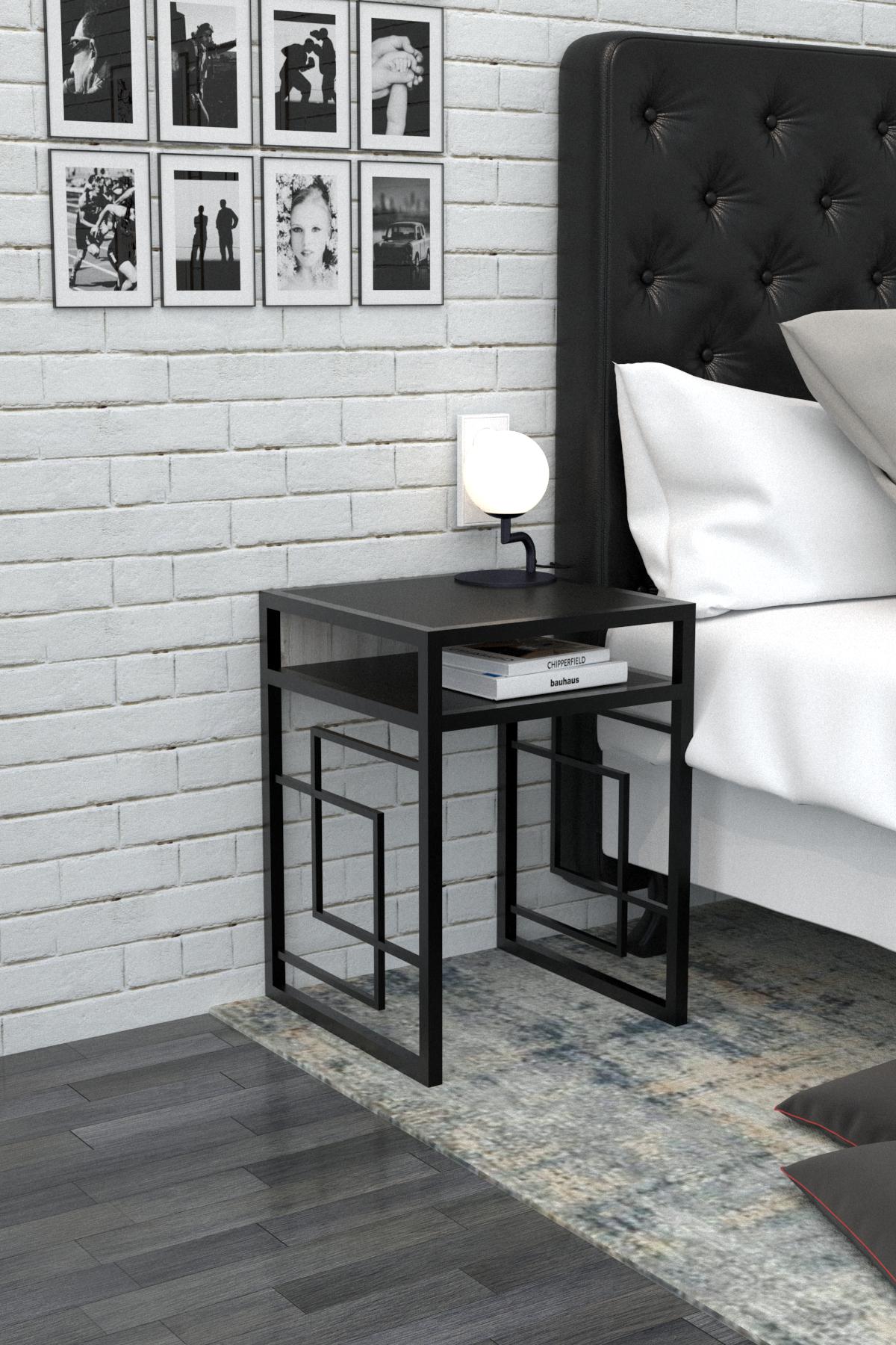 Тумба приліжкова EcoLoft Естелія DSP-1087 лофт (23695006) - фото 2