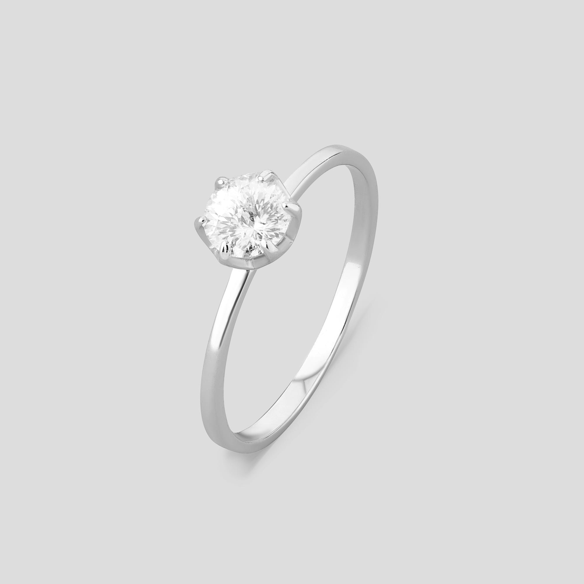 Серебряное кольцо Minimal Эхо вселенной р. 16 (18490)