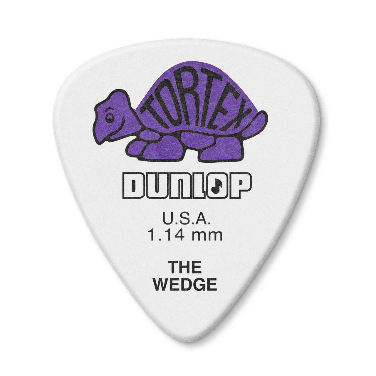 Медиатор Dunlop 424P1.14 Tortex Wedge 1,14 мм 12 шт. (123339)