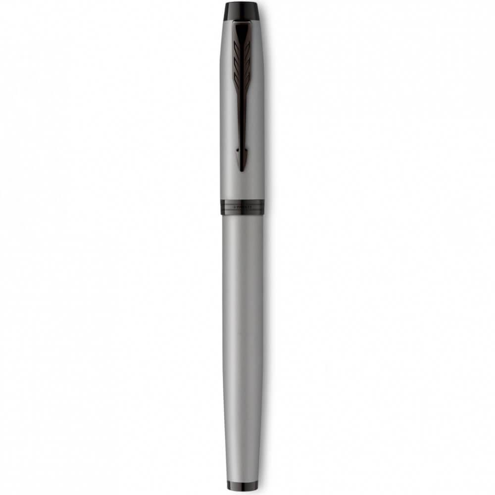 Ручка перьевая Parker IM 17 Achromatic Grey BT FP F 22 811 16372