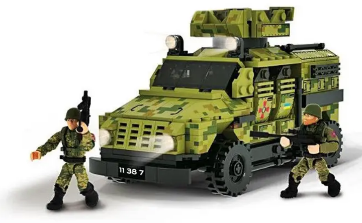 Конструктор IBLOCK броньована машина 369 деталей (PL-921-387)