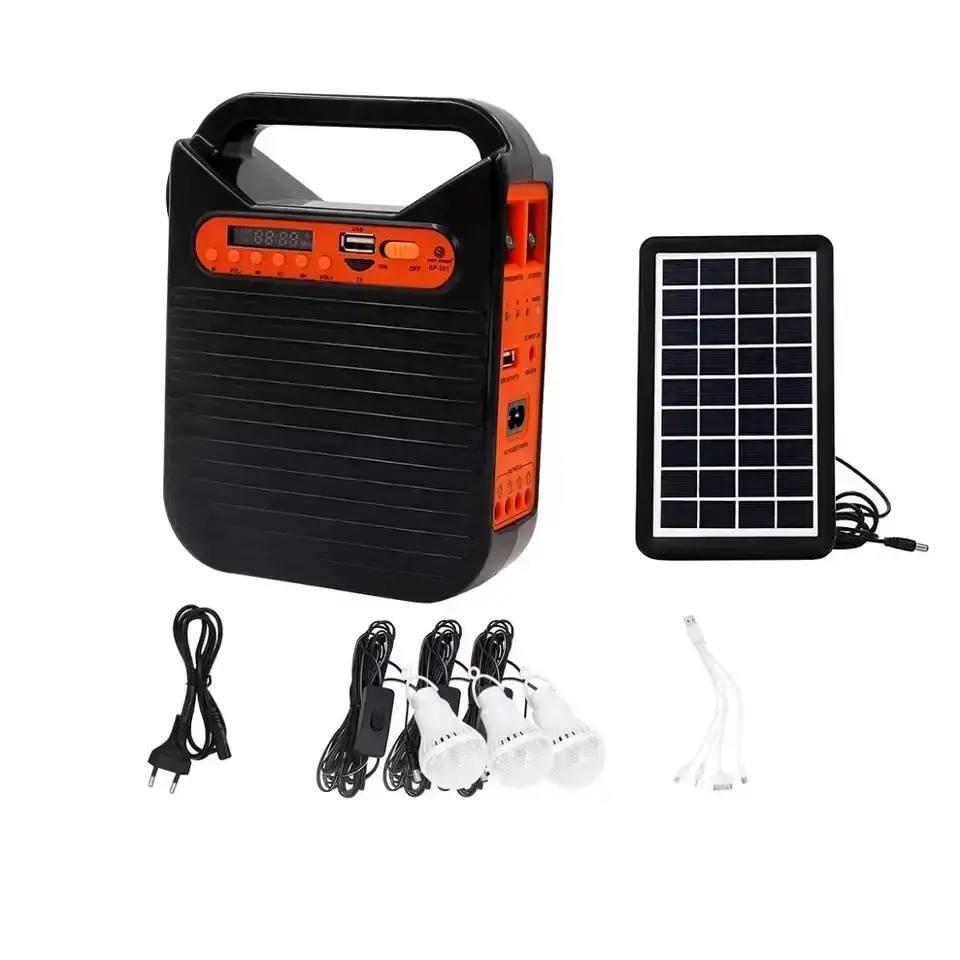 Фонарь многофункциональный Easy Power EP-391BT LED Bluetooth Черно-оранжевый (10025393)