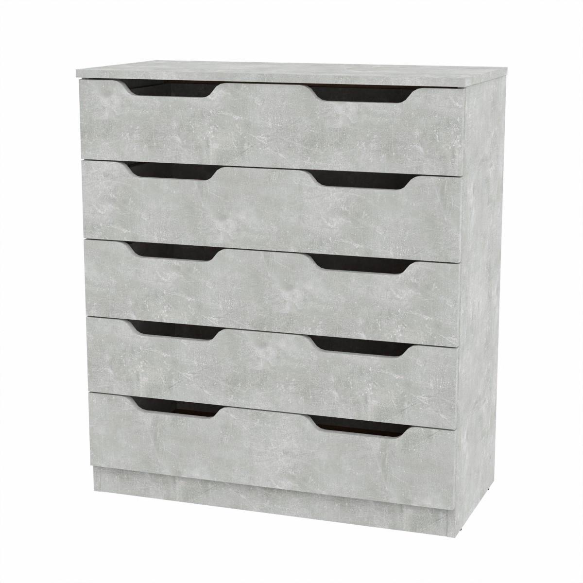 Комод Компаніт 5М 80х38х90 см Ательє світлий (26789850)