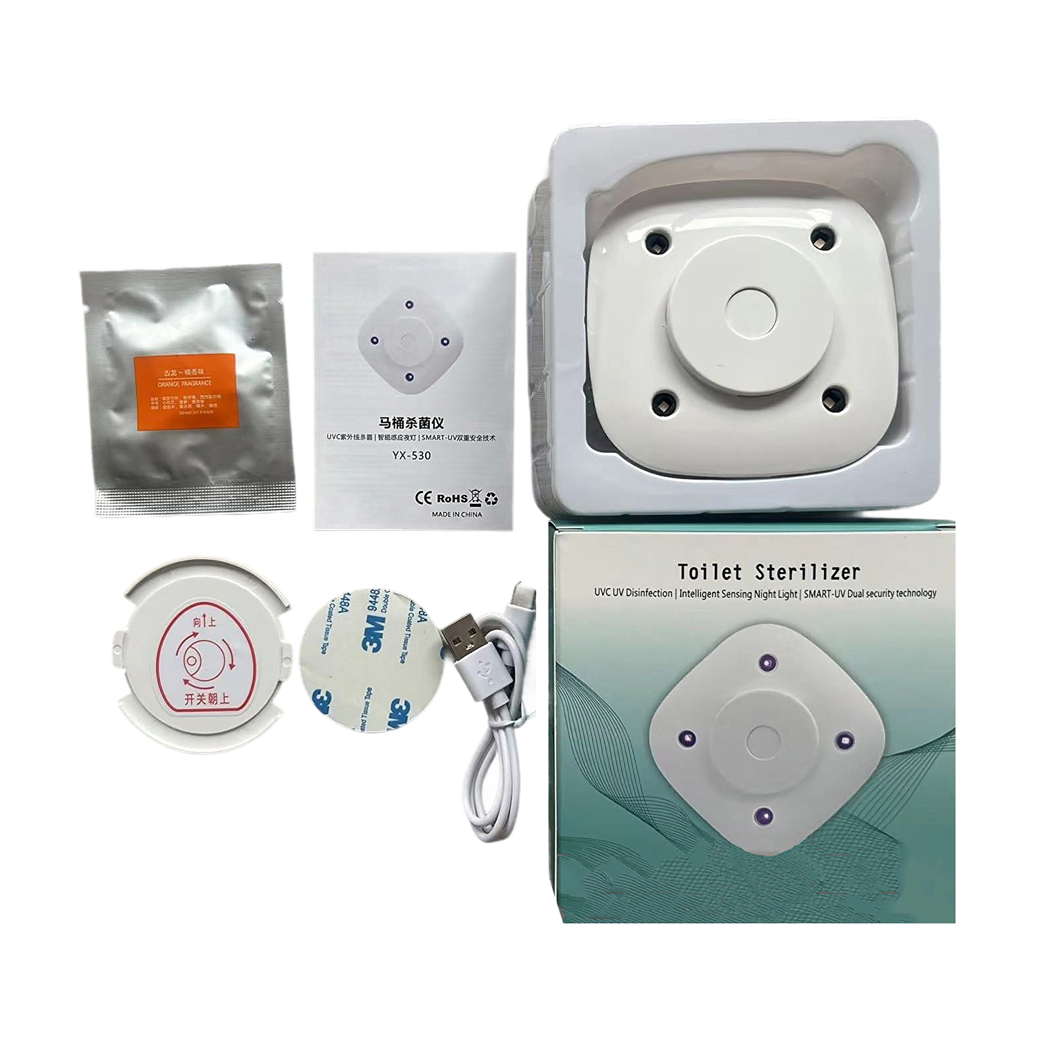 Дезінфектор ультрафіолетовий з освіжувачем для унітазу (DZUNTZ-0844) Дезінфектор ультрафіолетовий з освіжувачем для унітазу (DZUNTZ-0844)