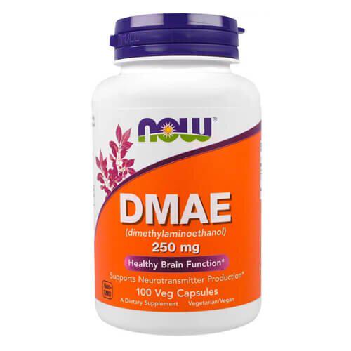 Біологічно активна добавка NOW DMAE 250 мг 100 Veggie caps. (NOW-03090)