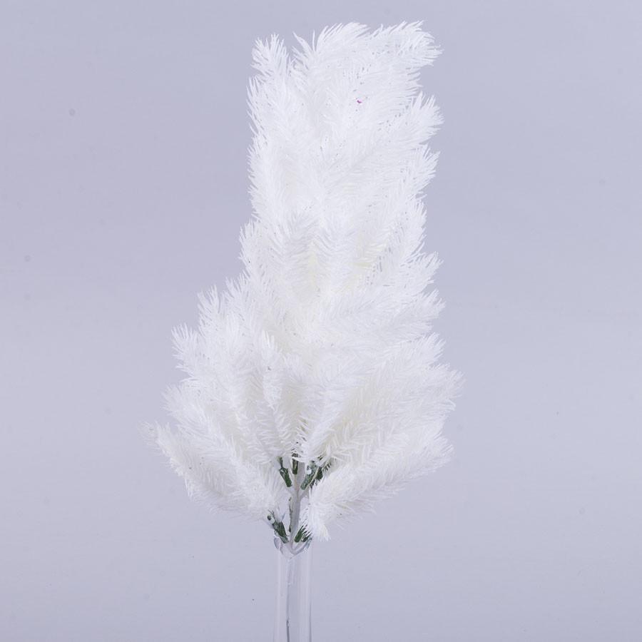 Ветка Ель пышная Белый (4628)