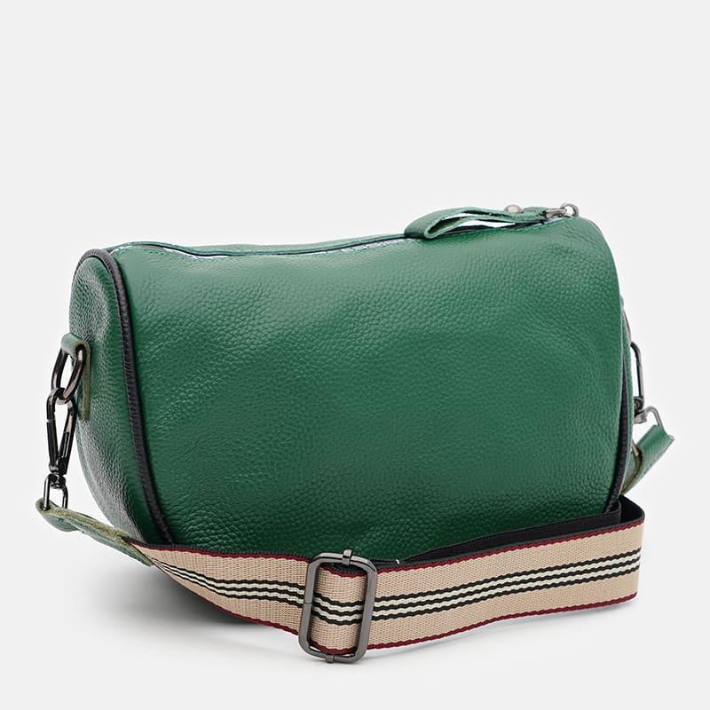 Сумка женская кожаная Borsa Leather K18569gr Green - фото 2