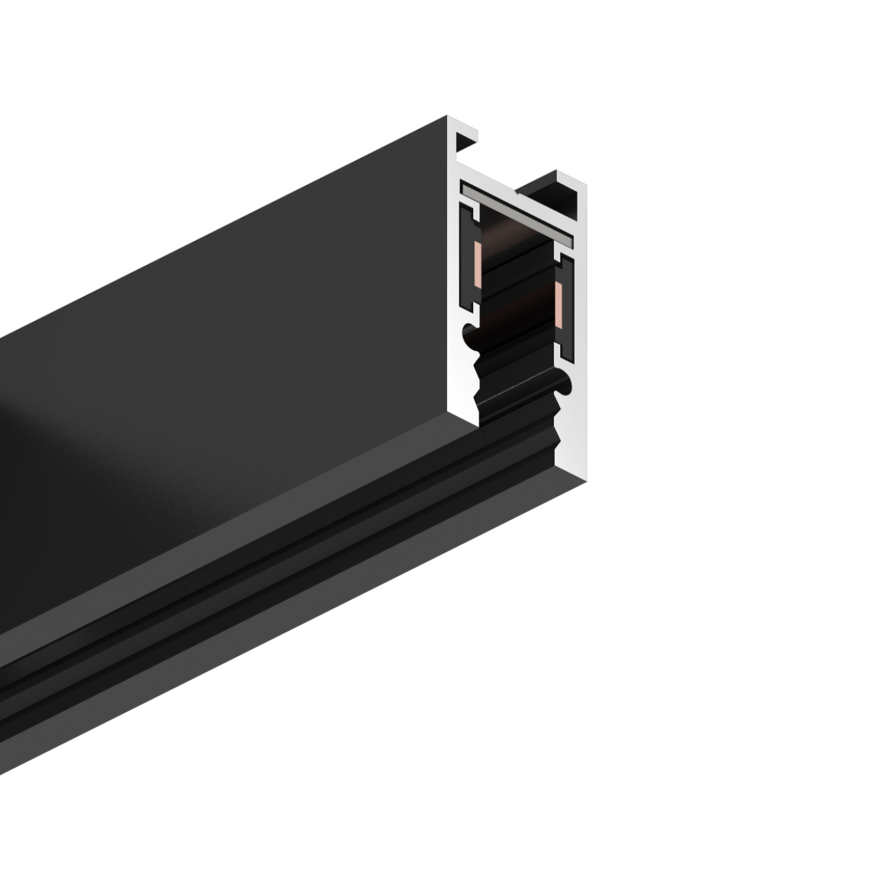 Шинопровод магнитный трековый MERALLI 24V накладной и подвесной 2 м Черный (TRSHNP200) Шинопровод магнитный трековый MERALLI 24V накладной и подвесной 2 м Черный (TRSHNP200)