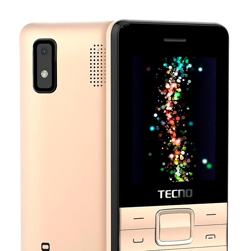 Кнопковий телефон Tecno T372 TripleSIM Champagne Gold UA-UCRF (64687) - фото 2