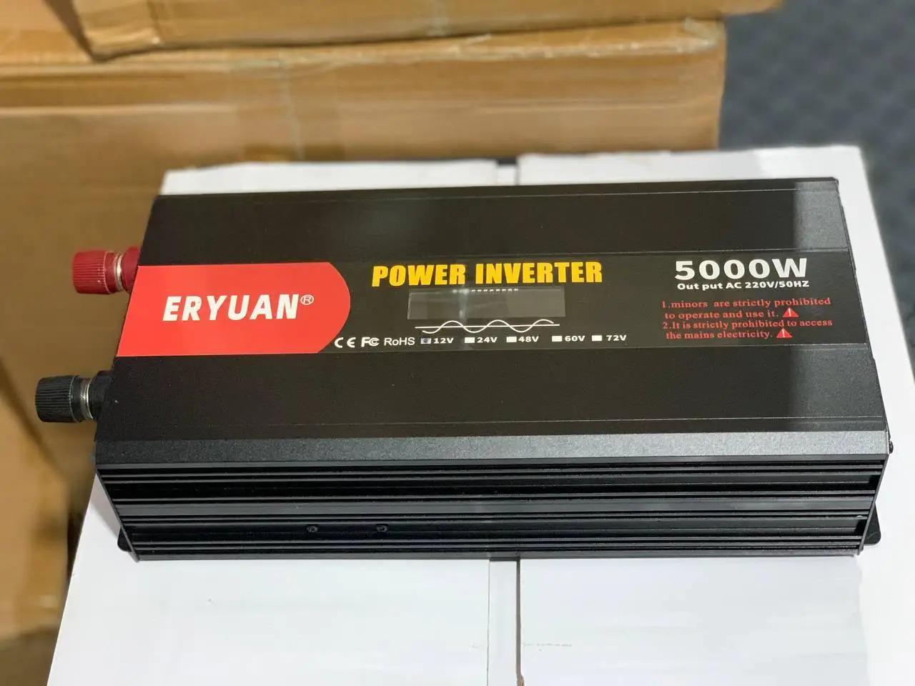 Перетворювач напруги 5000W з 12V в 220V чистий синус Black (784779834) - фото 4 Перетворювач напруги 5000W з 12V в 220V чистий синус Black (784779834) - фото 4