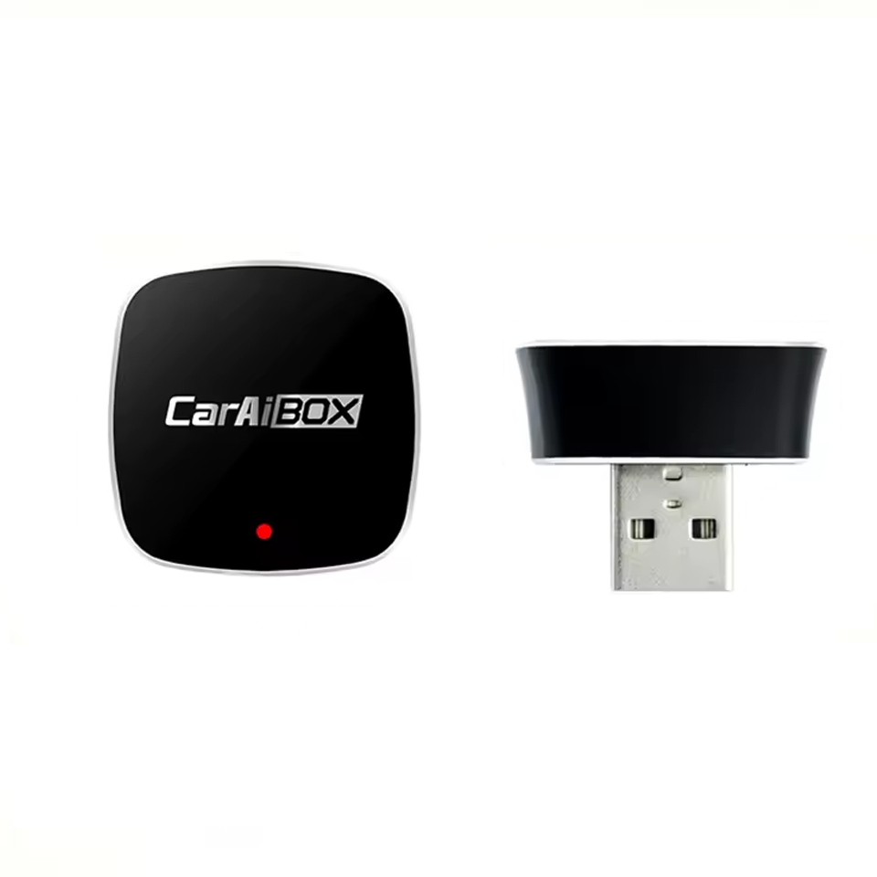Адаптер USB беспроводной CarAIBOX 2в1 для автомобиля с Apple CarPlay или Android Auto WiFi 5G Bluetooth 5.0 (EC14-C)