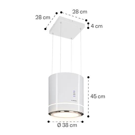 Вытяжка кухонная островная KLARSTEIN Tron Ambience с цифровым дисплеем 540 м3 ч (10034214) - фото 8 Вытяжка кухонная островная KLARSTEIN Tron Ambience с цифровым дисплеем 540 м3 ч (10034214) - фото 8