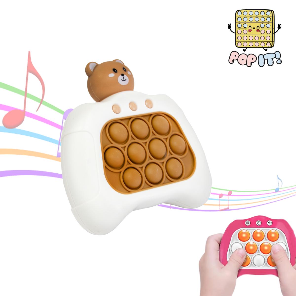 Электронная игрушка POP IT Quick Push Game machine Белый с коричневым (1010371-Other-3) - фото 2 Электронная игрушка POP IT Quick Push Game machine Белый с коричневым (1010371-Other-3) - фото 2