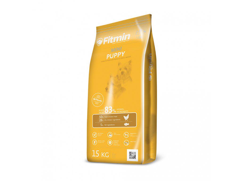 Корм сухий Fitmin для цуценят 2-10 місяців вагітних і лактуючих собак малих порід 15 кг