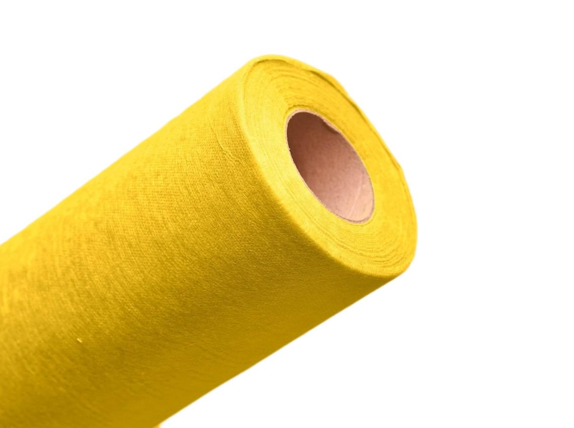 Простынь одноразовая в рулоне Medicom 20 г/кв. м 0,8х100 м Желтый (01.106) - фото 1