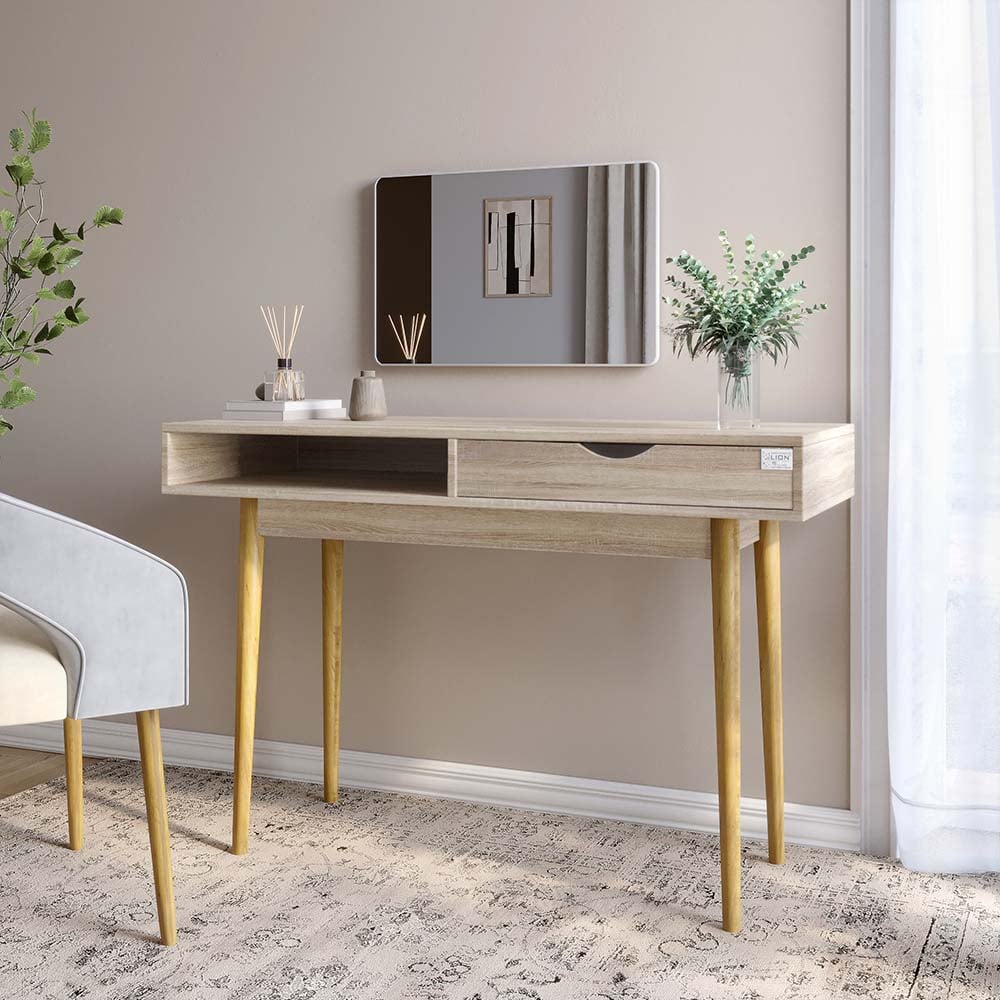 Письменный стол Lion Сканди-1 120,4x48,4x82 см Дуб Сонома (LION-041208)