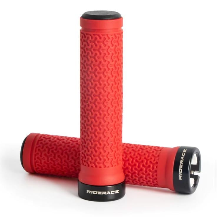Грипсы для велосипеда RideRace Spektr на замках Красный (2481315657)