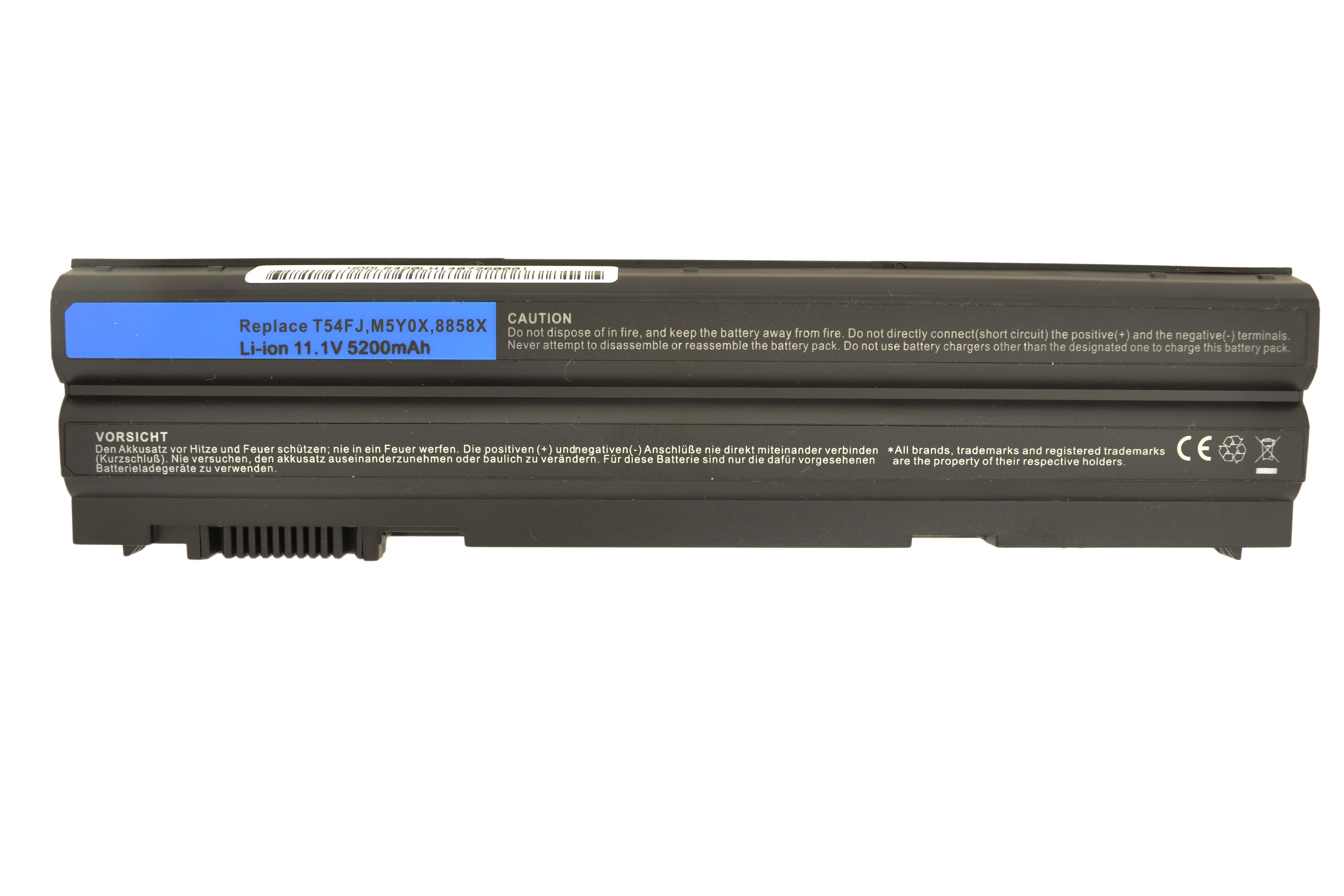 Аккумулятор для ноутбука Dell T54FJ Latitude E6420 11,1 V 5200 mAh - фото 1