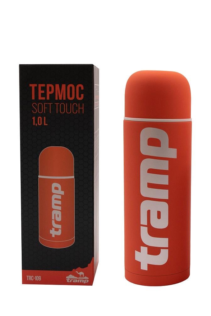 Термос Tramp Soft Touch TRC-109-orange Помаранчевий 1 л (UTRC-109-orange) - фото 2 Термос Tramp Soft Touch TRC-109-orange Помаранчевий 1 л (UTRC-109-orange) - фото 2