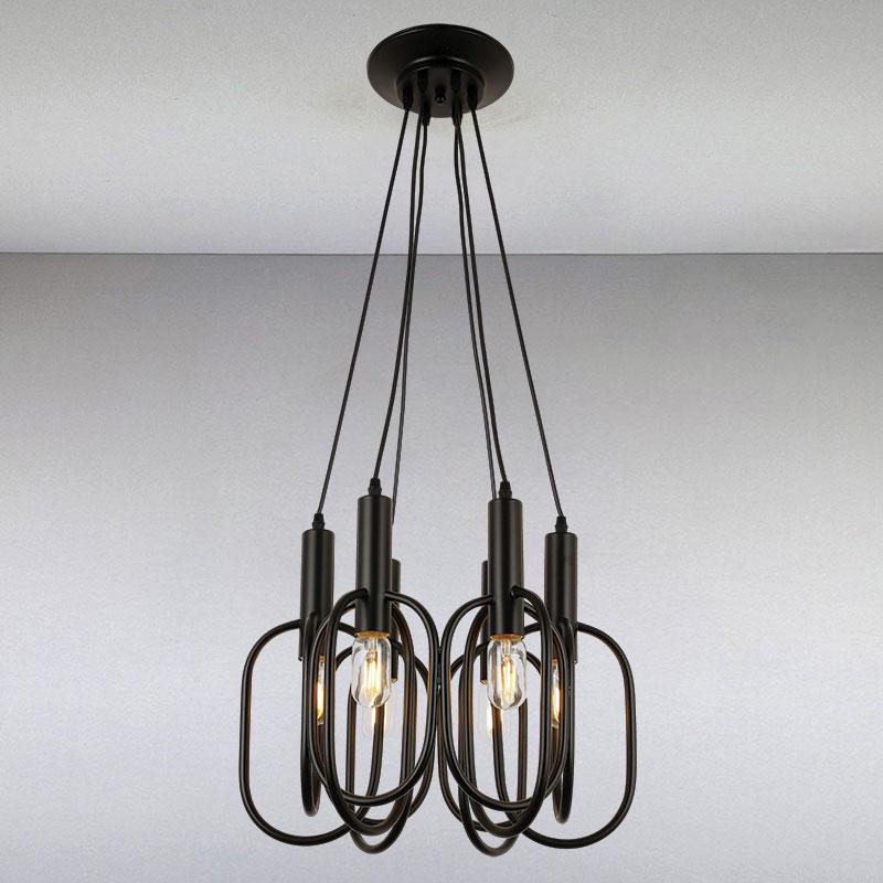 Люстра підвісна Light House LS-13918/6 Чорний