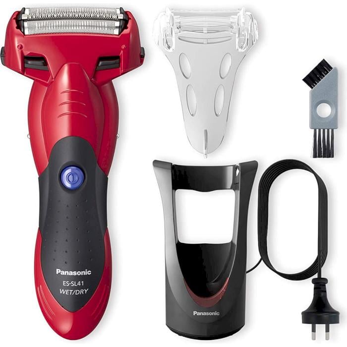 Электробритва Panasonic ES-SL41-R520 3-Blade Trimmer Li-ion wet+dry Black/Red (ebde350e) - фото 7