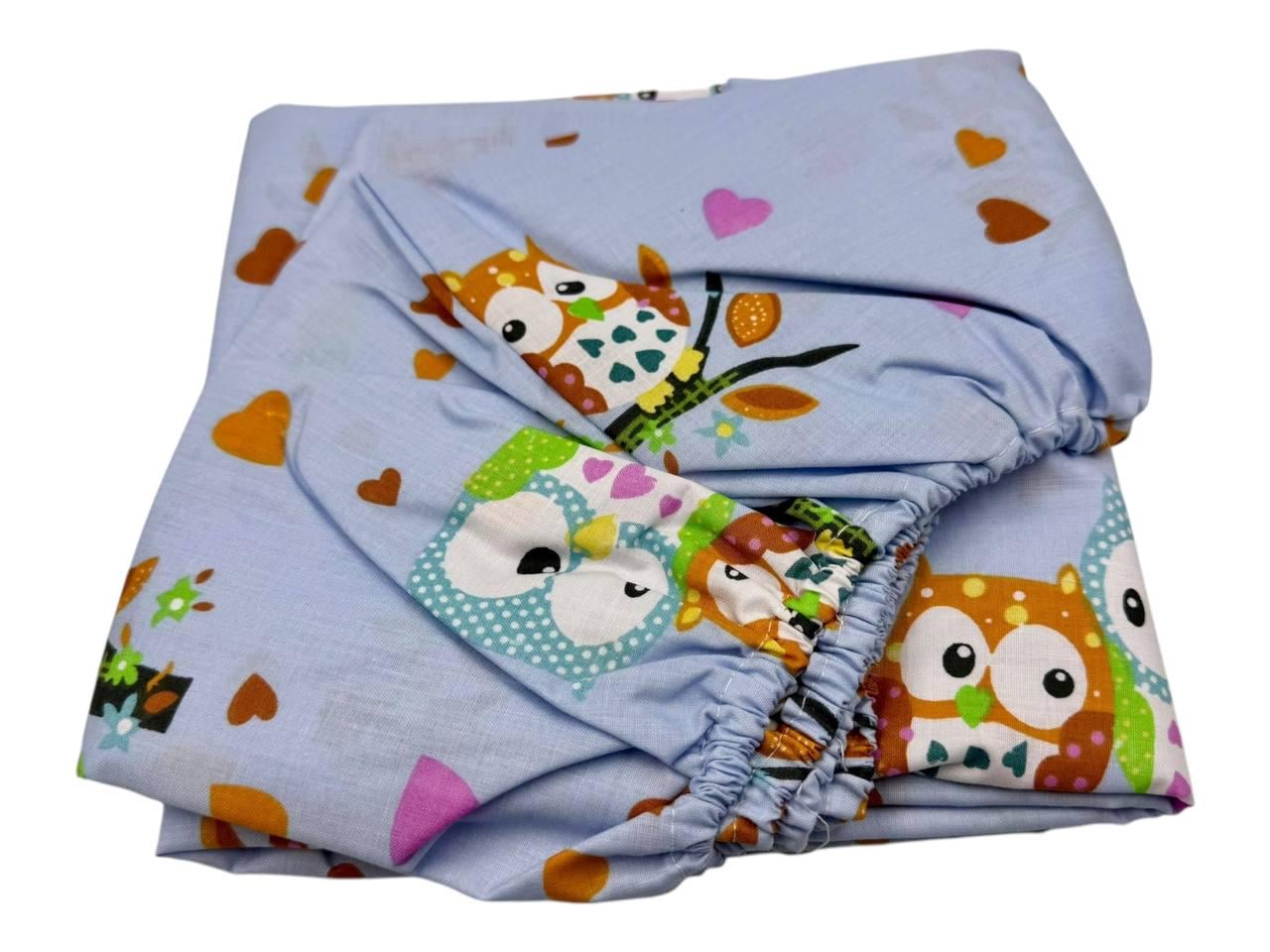 Простынь на резинке Сова из бязи 70х140 см (G-5490/x из бязи 70) Простынь на резинке Сова из бязи 70х140 см (G-5490/x из бязи 70)