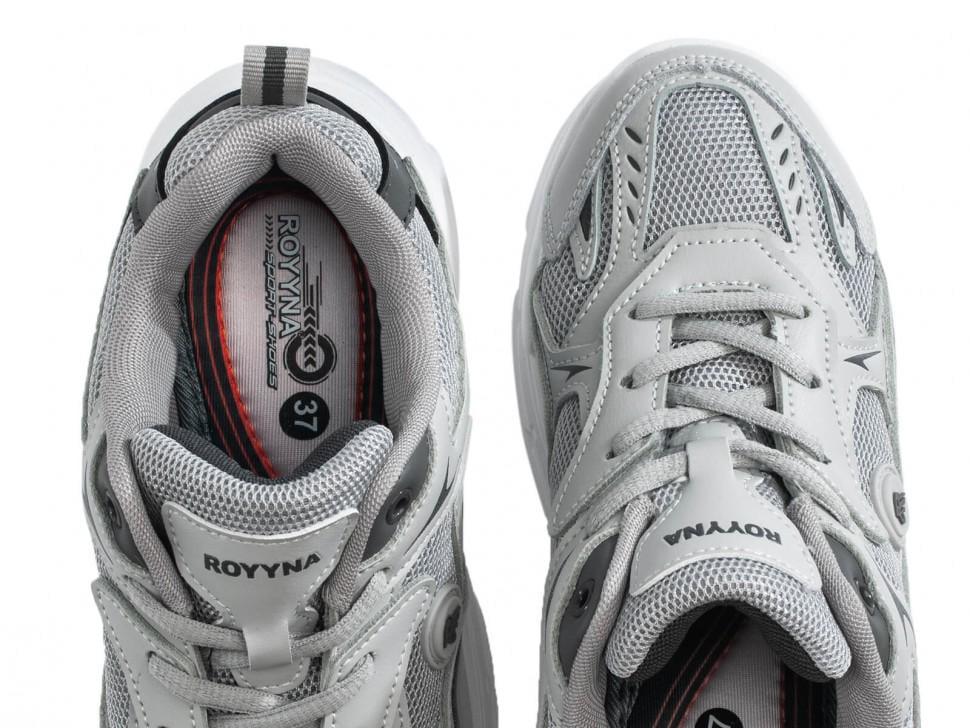 Кроссовки Royyna 7252019 р. 38 Серый (23265) - фото 4 Кроссовки Royyna 7252019 р. 38 Серый (23265) - фото 4