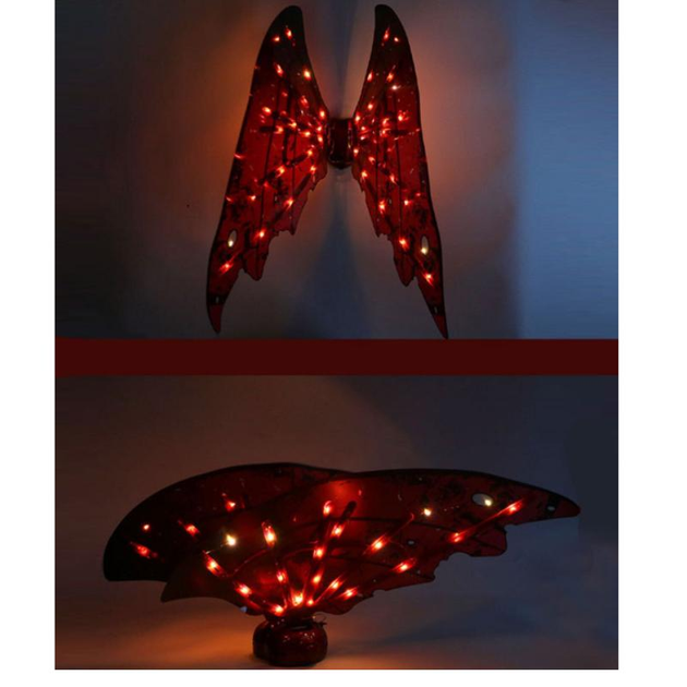 Крылья светодиодные для детей 68х62 см - фото 3 Крылья светодиодные для детей 68х62 см - фото 3