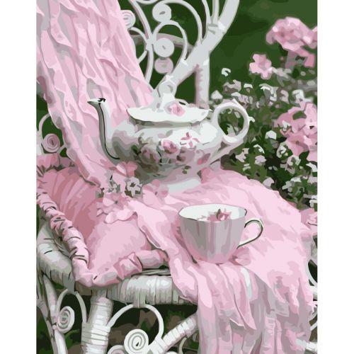 Картина по номерам Strateg Ваза с цветами 40x50 см (VA-3389)