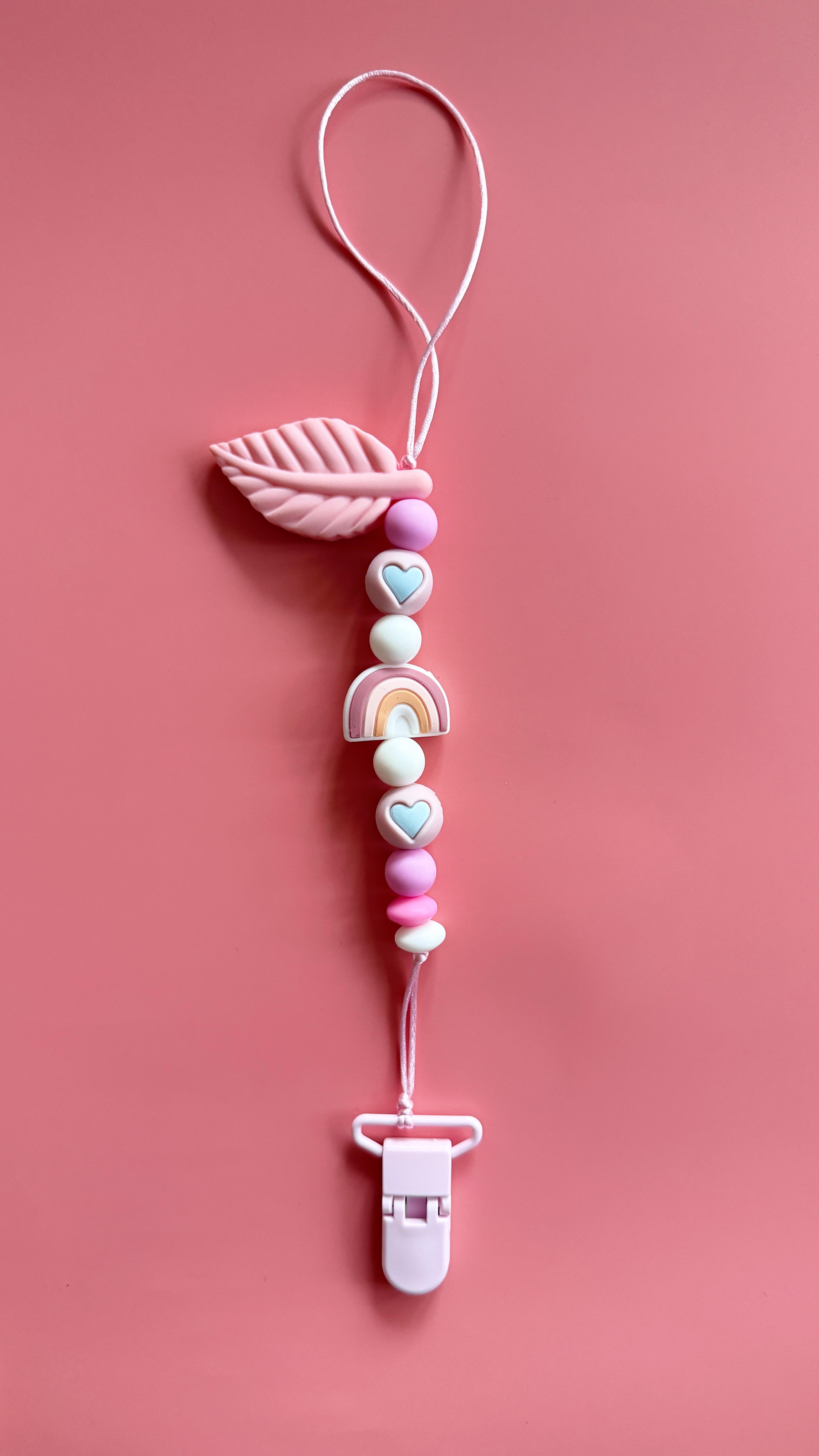 Держатель для пустышки Mommy Bag Радуга Розовый (143985)