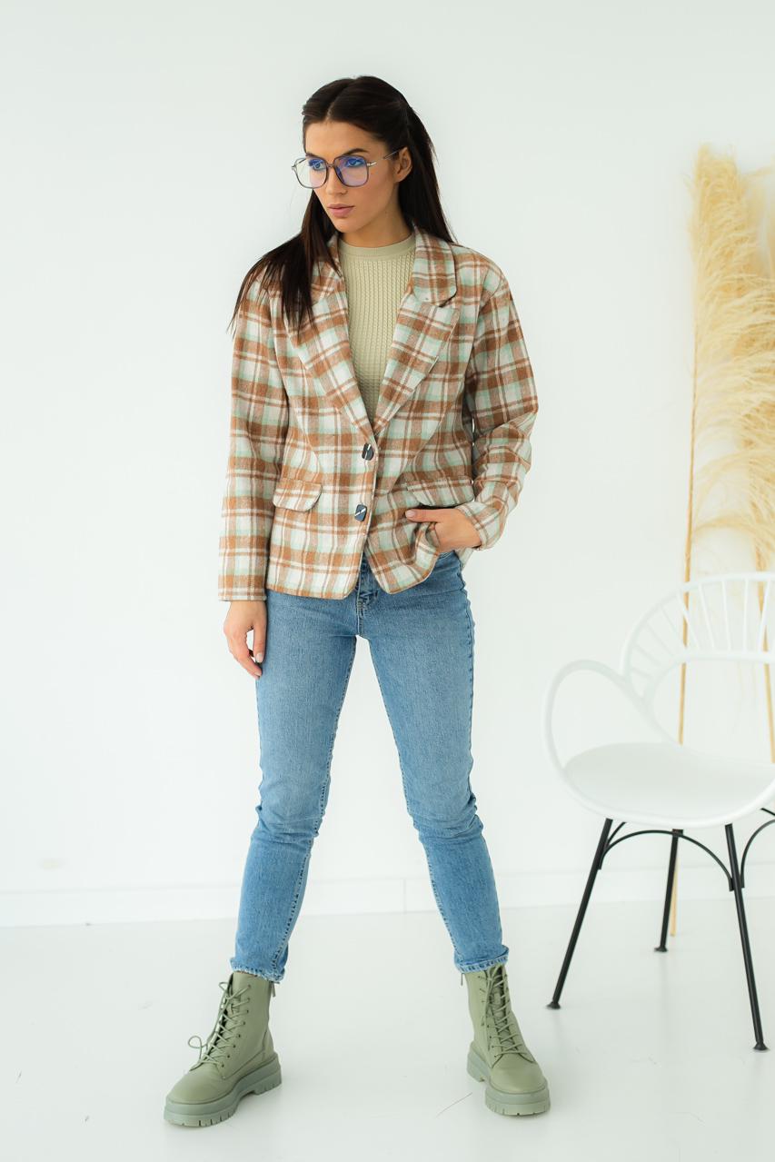 Жакет жіночий To More.e S Кавовий (9528053) - фото 3